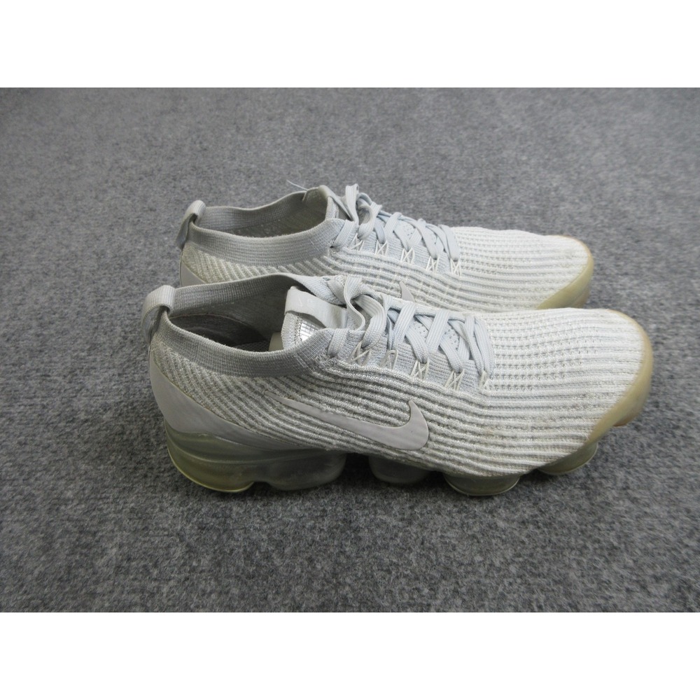 Nike Air VaporMax Flyknit 2 Running Shoes Womens Size 10.5 Gray AJ6910-100‎